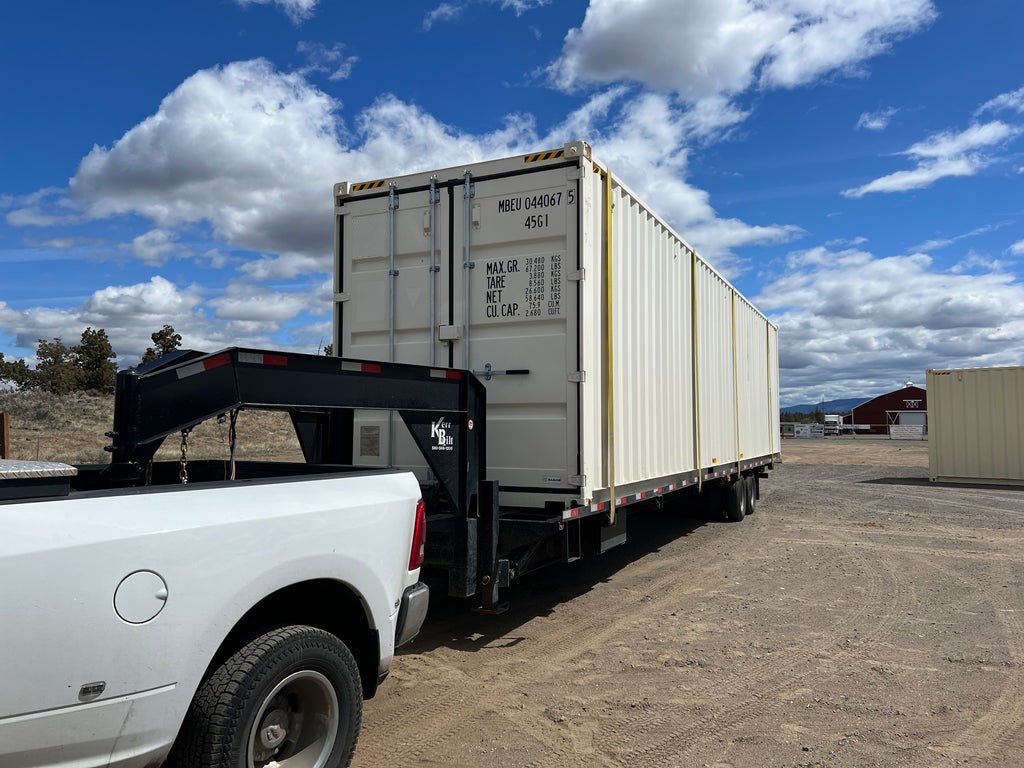 Cascade Crate Truck with 40' Trailer